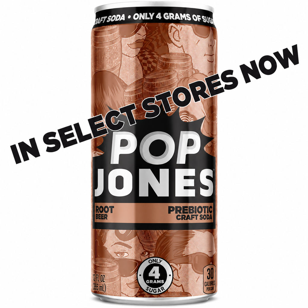POP Jones Root Beer Prebiotic 12-Pack