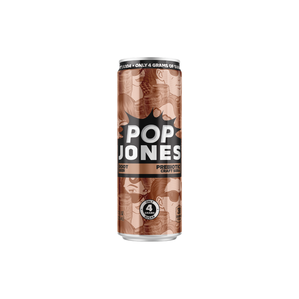 POP Jones Root Beer Prebiotic 12-Pack
