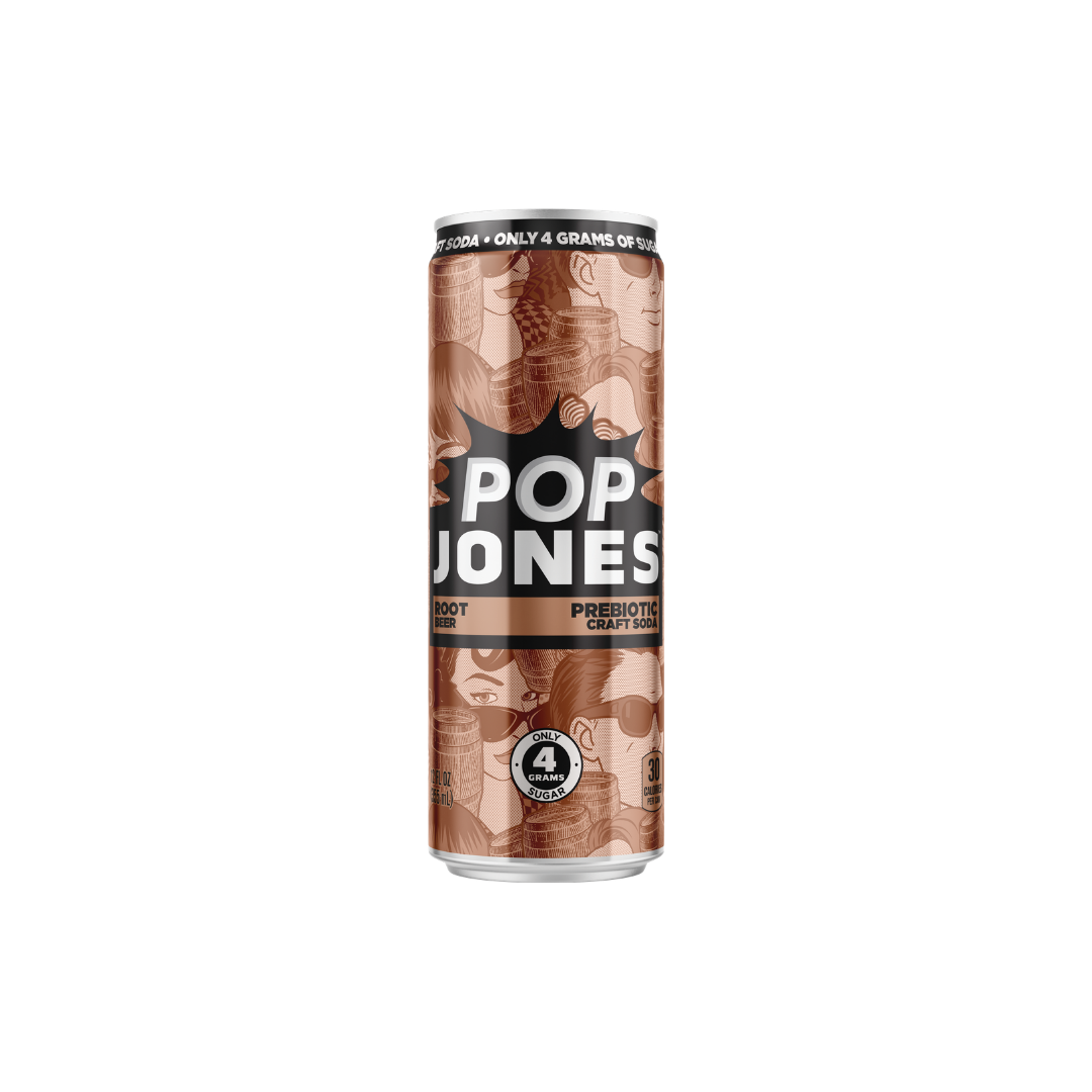 POP Jones Root Beer Prebiotic 12-Pack