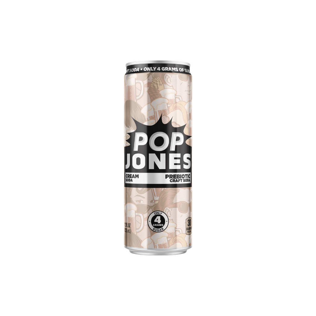 POP Jones Cream Soda Prebiotic 12-Pack