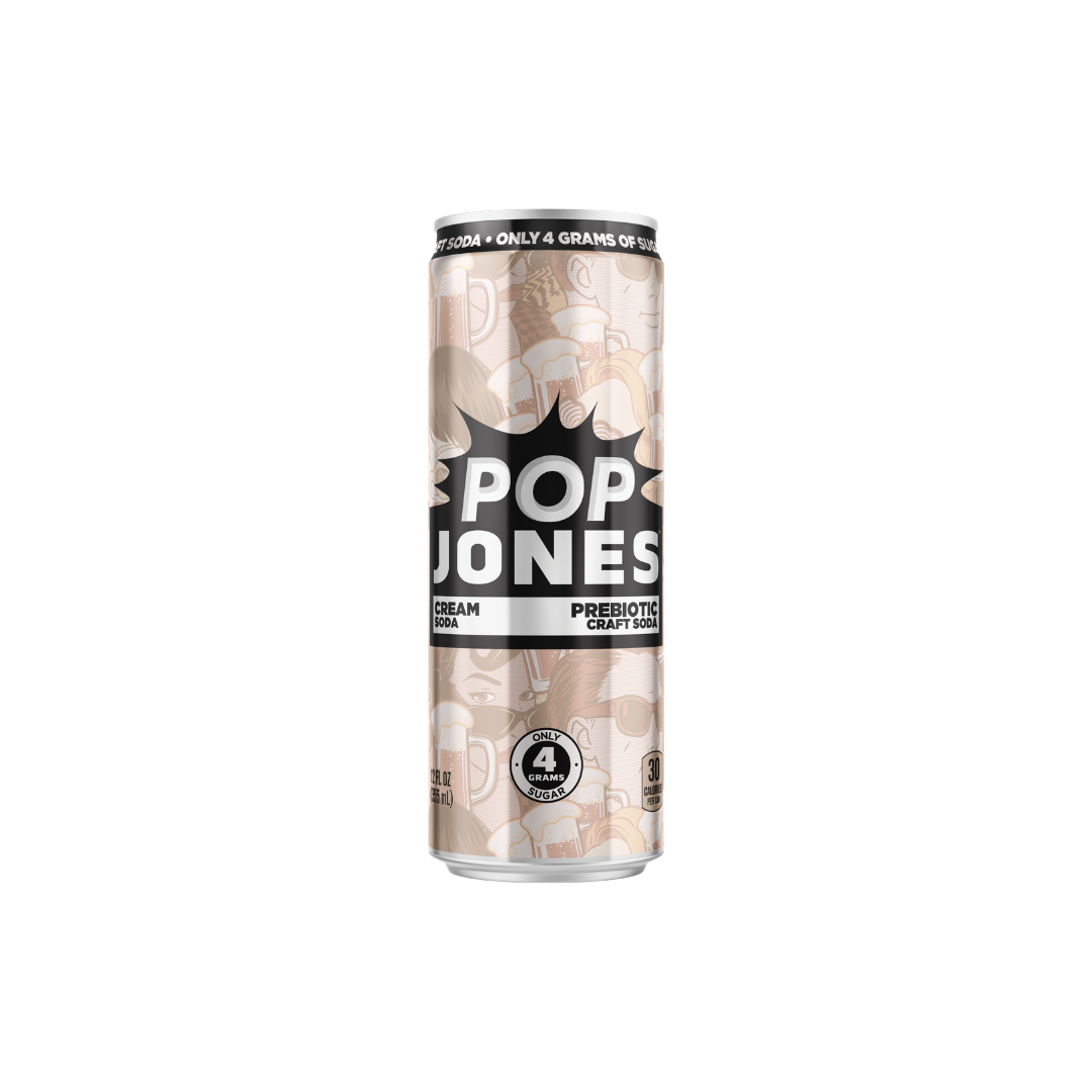 POP Jones Cream Soda Prebiotic 12-Pack