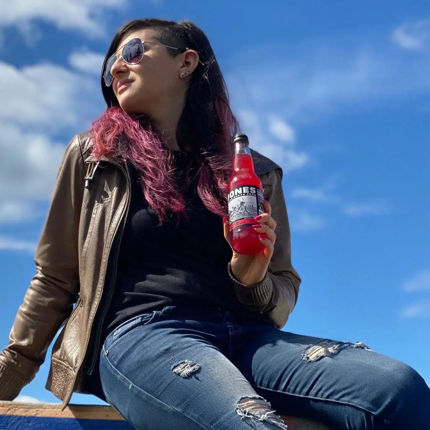 Jones Strawberry Lime Cane Sugar Soda